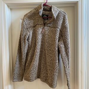 Women Sherpa jacket tan